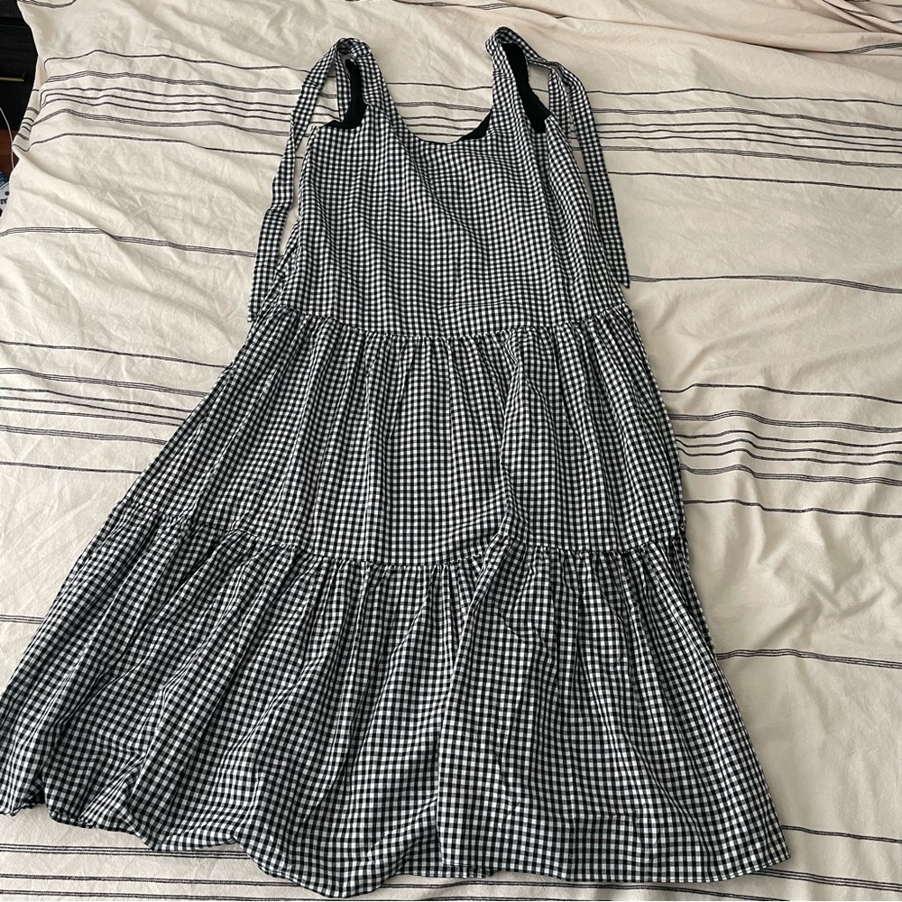 NWT Love bonito Gingham trapeze dress - Picture 3 of 5